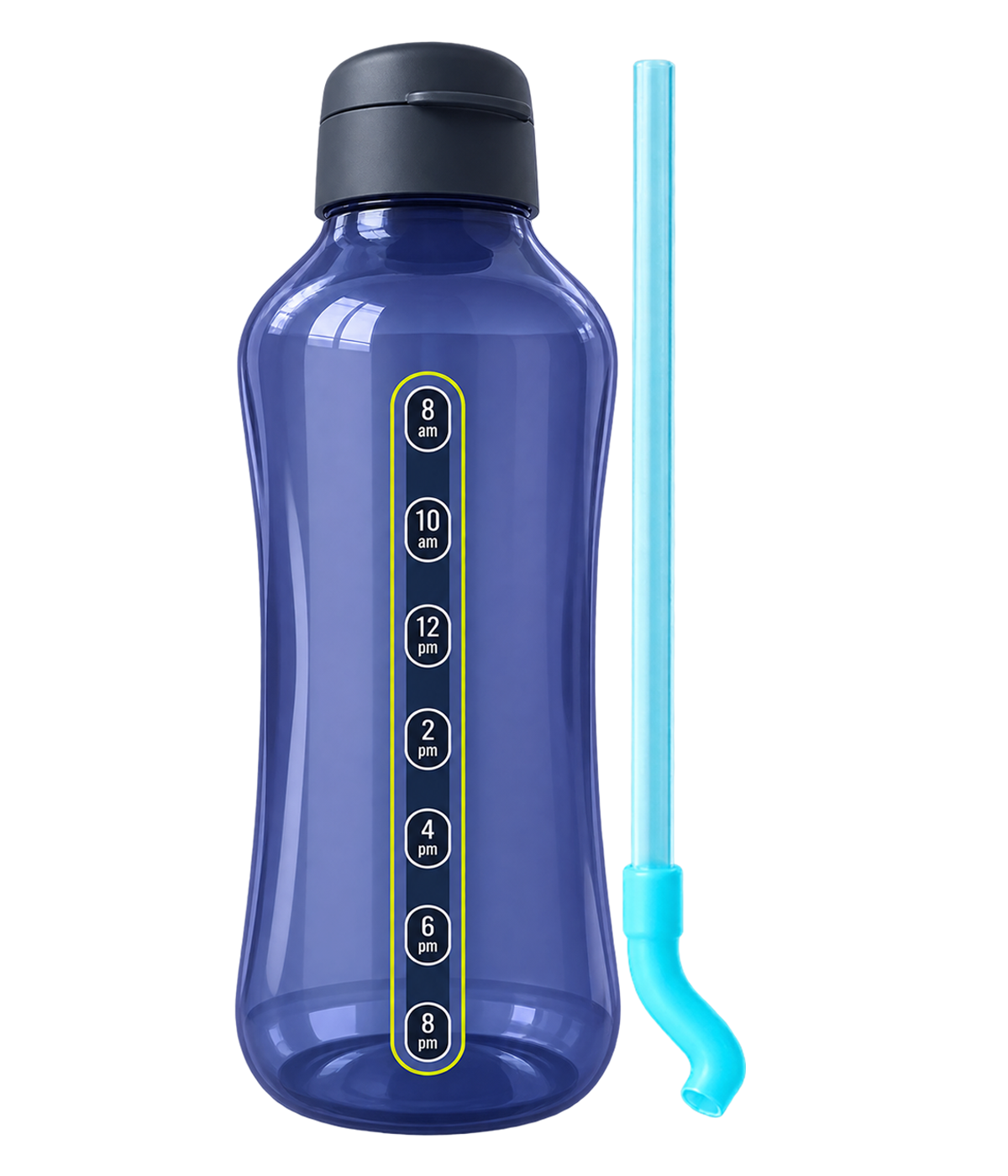 Aquavibe Round Fliptop with straw